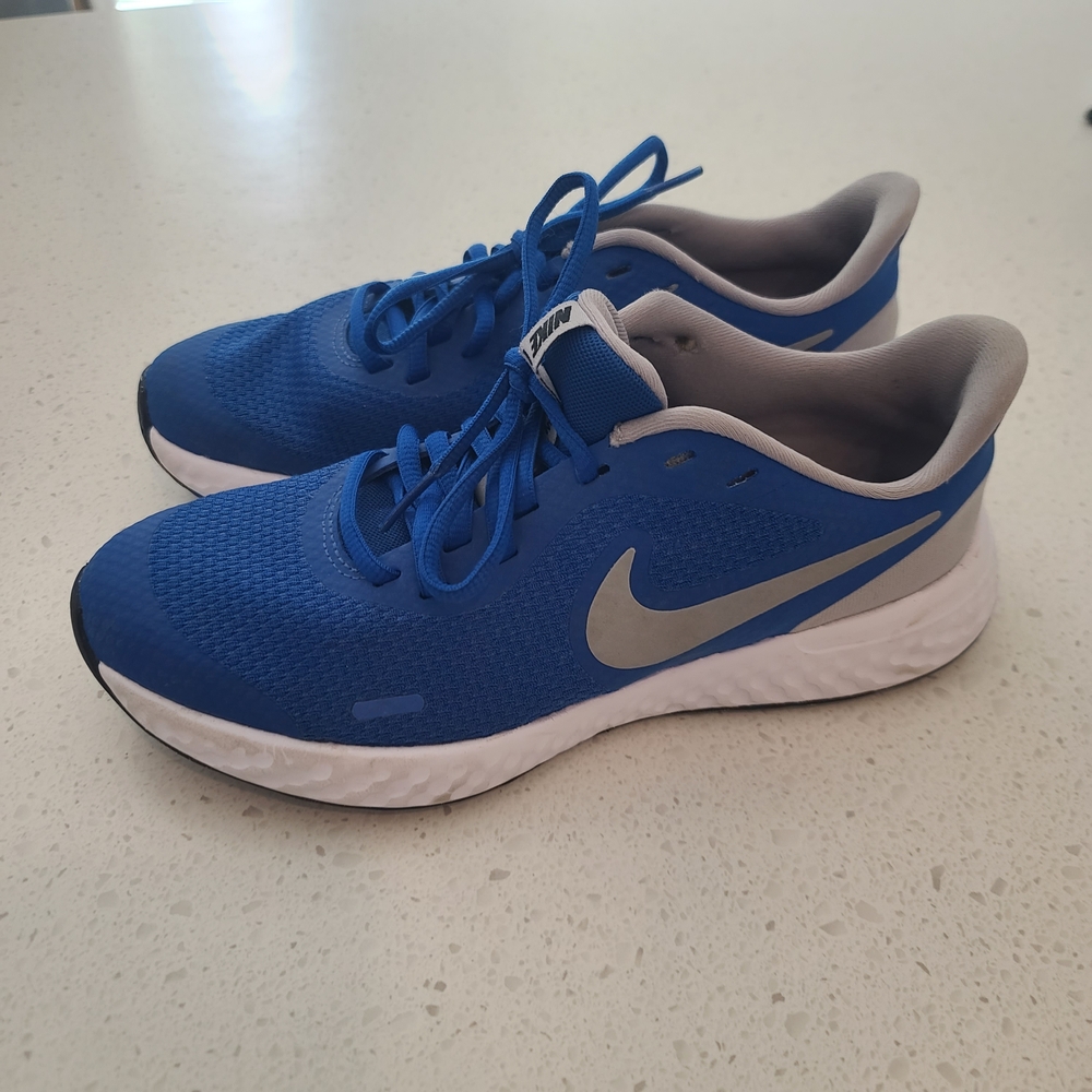 Nike Blue and Gray Running Shoes - Picture 1 of 6